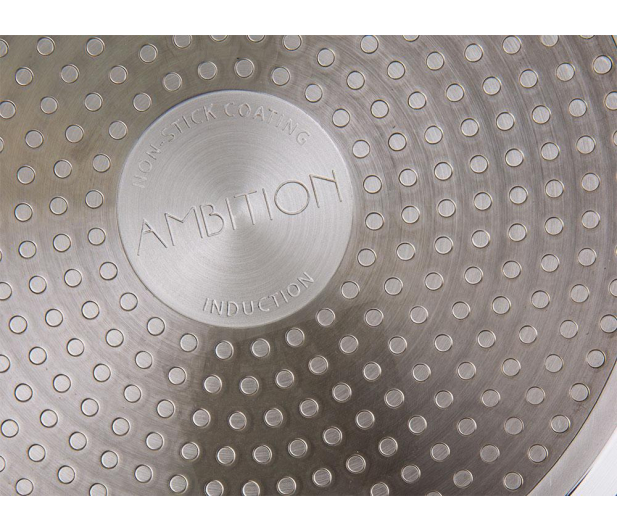 AMBITION Patelnia Vision 24cm Fuksja (34176) - 1439414 - zdjęcie 6